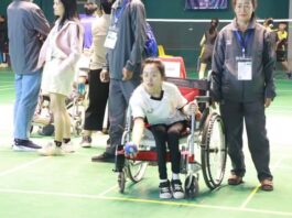 ສາວນັກກິລາບ໋ອດເຊຍຫຼວງພະບາງ ຄວ້າຫຼຽນຄຳທຳອິດ ໃຫ້ທັບນັກກິລາຄົນພິການ